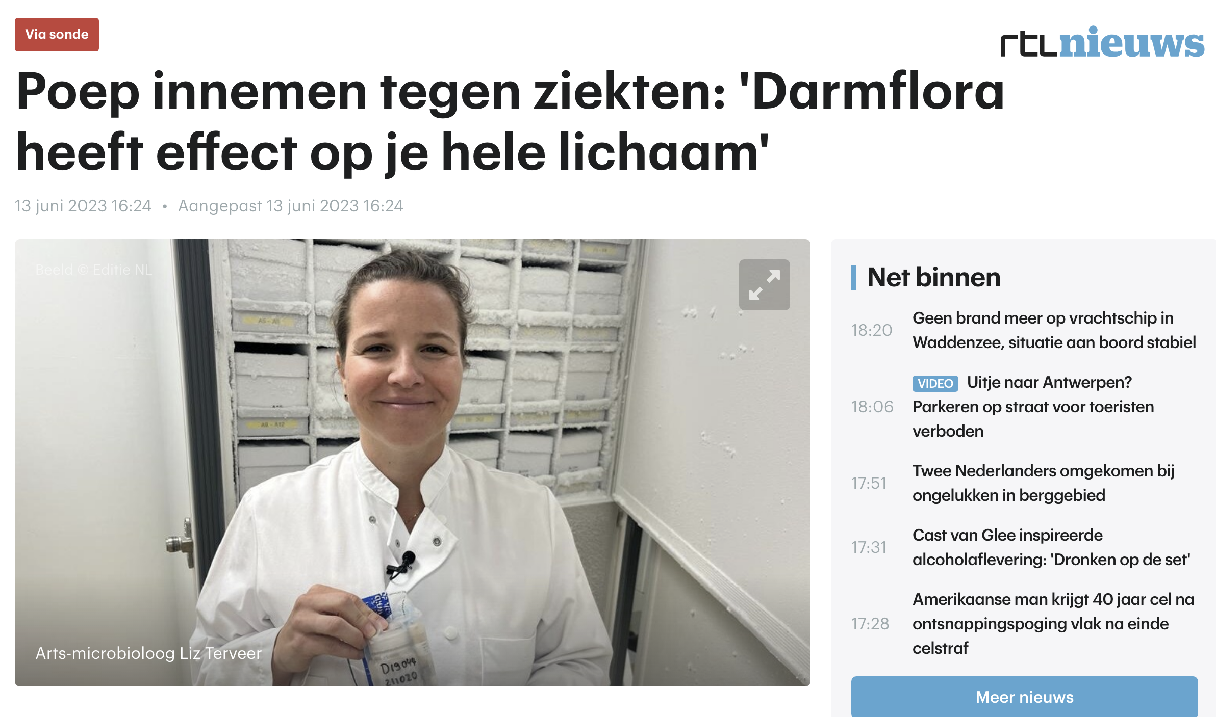 Poep innemen tegen ziekten: 'Darmflora heeft effect op je hele lichaam' –  Gezonde Darmflora